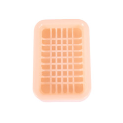 Soap dish household double layer drain grid soap dish