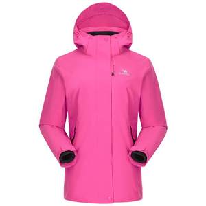 
Camel Outdoor Purple Rose Red Jacket Women's Heavy Rain Waterproof and Windproof Jacket Men's Three-in-One Two-piece Mountaineering Suit