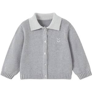 
[New Product] Papa Climbing Winter Baby Sweater Sweater for Men and Women Thickened Warm Cashmere Lapel Cardigan