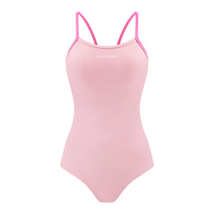 Pulassi swimsuit women's adult professional one-piece racing new swimming pool special swimsuit women's rose pink