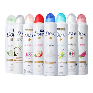 [Self-operated] Dove Dove armpit deodorizing and antiperspirant spray for women armpit antiperspirant deodorizing and odorless body artifact
