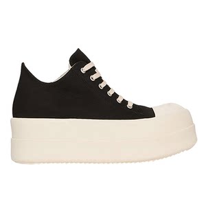 
Ro thick sole shoes for men, high-end milk fragrance thick sole low-top shoes fashionable and versatile casual shoes for women, lace-up canvas shoes trendy