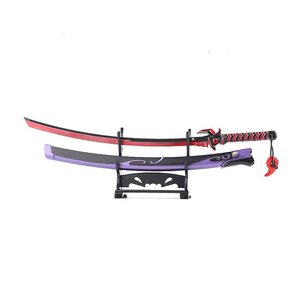 
Watch Genji's evil ghost weapon knife game butt rib difference peripheral alloy sheath knife model toy pendant