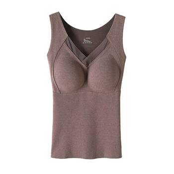 Graphene heating German velvet -warm vest female chest pad
