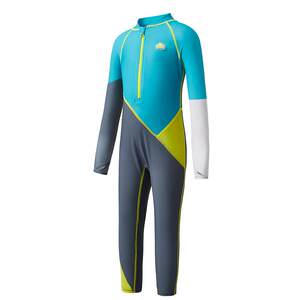 KK tree children's conjoined swimsuit boys long -sleeved trousers sunscreen sunscreen
