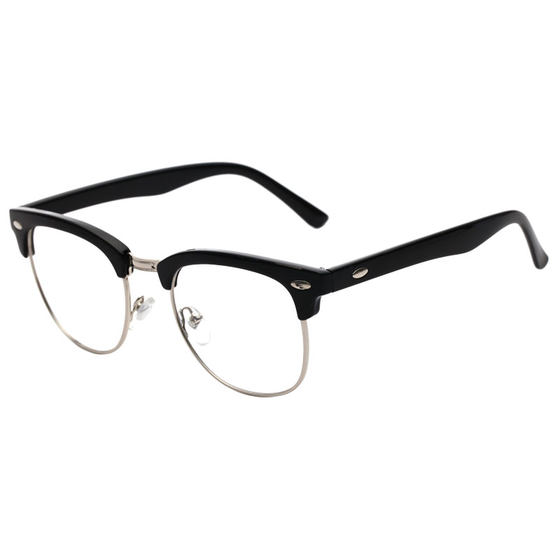 Super light half-frame myopia glasses frame men's model can be matched with a certain lens flat-light mirror online glass anti-blue light eye frame