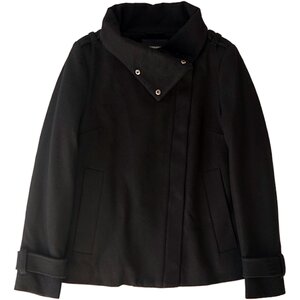 
Export single women's winter woolen coat quilted thickened coat loose cotton clothing women's woolen top W119
