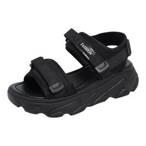 
Sports Sandals 2026 Summer Versatile Thick-Soled Women's Shoes Fashion Popular Casual Velcro Beach Shoes Fashion Sandals