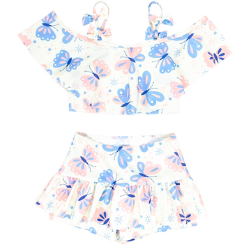 
momasong children's swimsuit Korean style skirt bikini