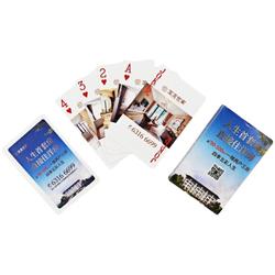 Reklamní Poker Na Zakázku Na Zakázku Realitní Hrací Karty Foto Továrna Domácí Logo Potisk Karet