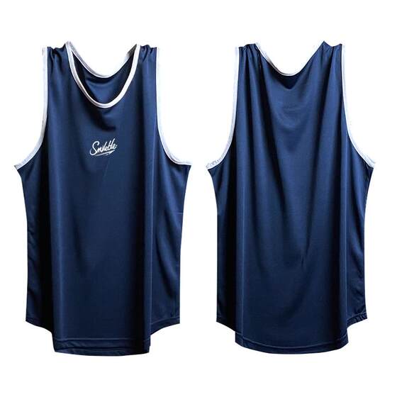 
Summer sleeveless fitness sports vest American vest T-shirt Men's round neck basketball training competition quick dry top