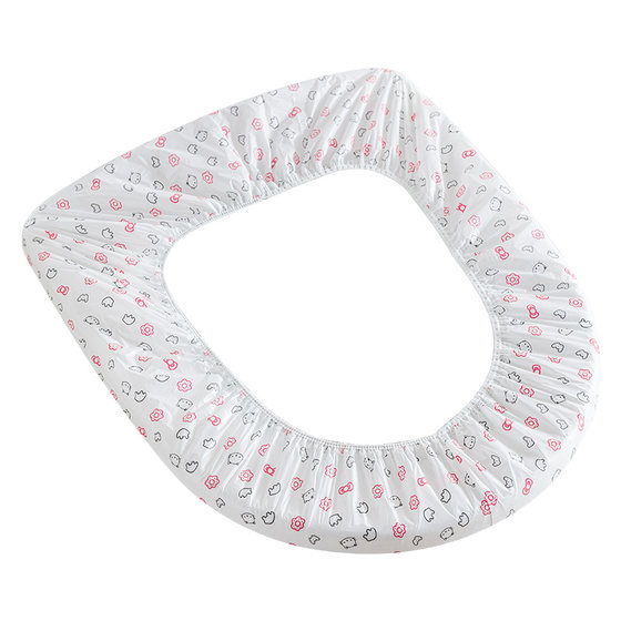 
Independently packaged disposable toilet seat, adhesive-free, removable and washable, printed seat cushion, travel hotel, dirt and bacteria barrier for pregnant women