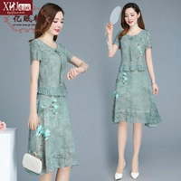 Шифоновое платье, летний комплект для матери, в корейском стиле, коллекция 2021, китайский стиль