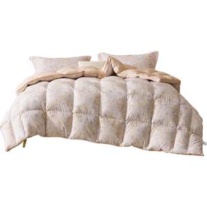
Mercury Home Textiles Down Quilt 95 White Goose Down Thin Quilt Spring and Autumn Quilt Warm Antibacterial Fluffy Quilt Winter Quilt Bedding