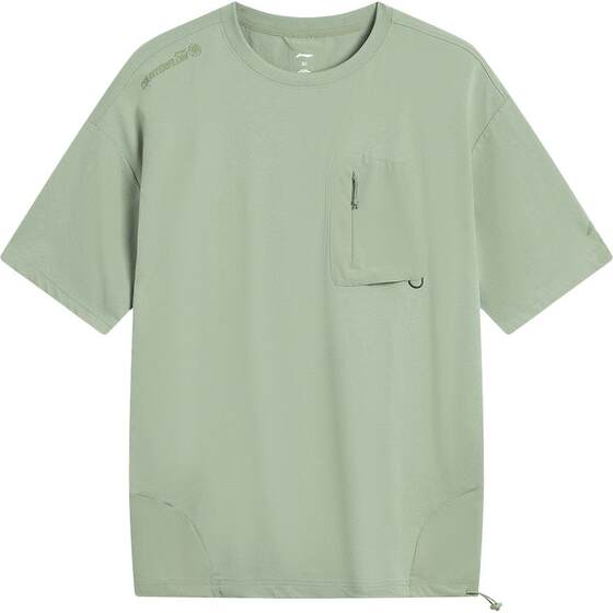 
Li Ning outdoor CF traceable short-sleeved T-shirt men's new quick-drying sun protection cool round neck loose casual sports top