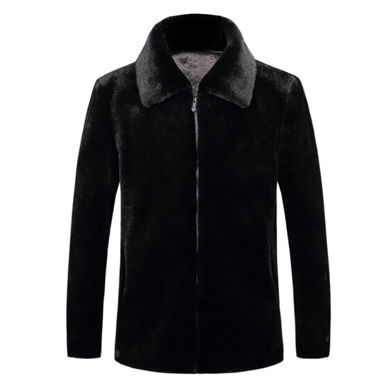 
Imported real mink fur coat for men whole mink fur men real mink coat mink fur grass mink fur Haining winter