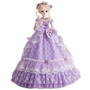 Doris Katti Doll clothes 60 cm BJD dolls change clothes 3 points joint doll wedding skirt
