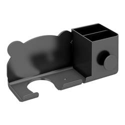 Hair dryer storage rack wall-mounted without punching holes
