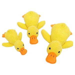 
Dog toys relieve boredom, sound, bite-resistant, golden retriever, large dogs, puppies, corgis, pet energy-consuming supplies, little yellow duck