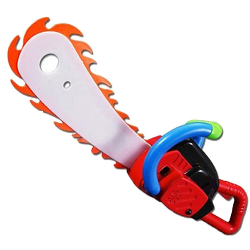 Toy Tree Cutter Children's Toy Chainsaw Set with Electric Sound and Light Effects