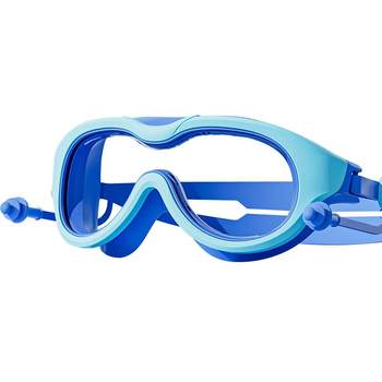 Children's swimming goggles with large frame, waterproof and anti-fog, wide field of vision