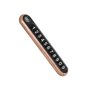 
Walnut temporary car parking number plate is suitable for Mercedes-Benz Volkswagen phone license plate on-board car transfer card for men