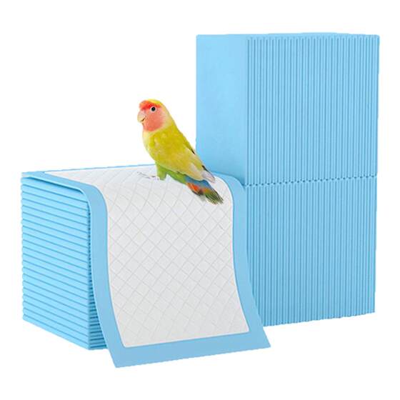 Bird cage pads paper dung pads Parrot bird shit pads Disposable water absorption chassis holding manure plate to connect manure paper accessories supplies
