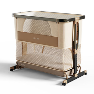 Yiletu Xiaoanshi crib foldable liftable multi-functional baby portable mobile newborn splicing bed