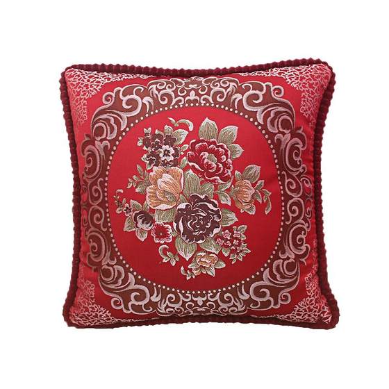 
European luxury pillow cushion sofa bedside pillow office nap pillow car waist pillow case core free shipping
