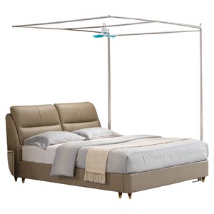 Mosquito net End side -in -side installation of thickened stainless steel pressure feet avoid installation of home mosquito three open doors 1.8
