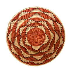 Afghan Hand-woven Nordic Style Straw Miscellaneous Key Change Plate American British Decorative Hanging Plate