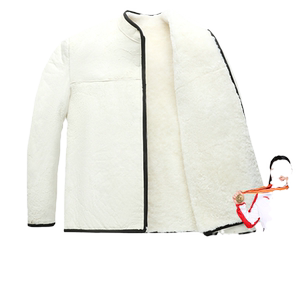 True shelkuria, sheep shear leather jacket thickened sheepskin leather jacket in winter men and women wool inner cotton jacket
