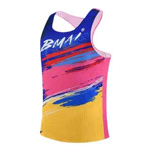 
Bimai running racing vest A+ new product sweat-absorbing and breathable quick-drying men's marathon sports tops light and thin