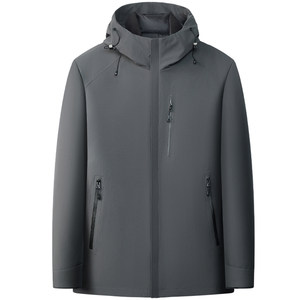 
90 goose down business casual down jacket men's hooded windproof jacket winter warm jacket UGGAT