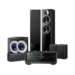Home Theater Yamaha/yamaha Rx-v6a/ns-71/p51 7.1 Canali 5.1.2 Sound Theater Panoramico