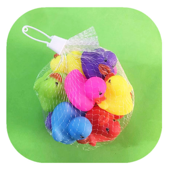 
Environmentally friendly glue color pinch call duck children bathing and playing in water and swimming in bathroom babies and toddlers stress relief toys