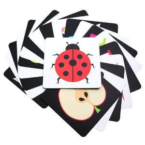 Black and white card Baby Early Early Teachers Card New Study Card 0 to 3 months Babies are interested in color toys