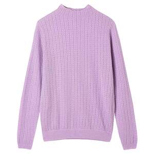 
Winter 2025 Outlets Authentic High-End MS Series Pullover Long Sleeve Solid Color Top Slim Fit Bottoming Sweater for Women
