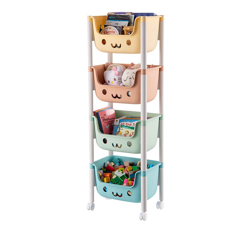 Plastic Toy Rack Xingyou Kids Toy Storage Rack - Multi-Layer Plastic Bookshelf