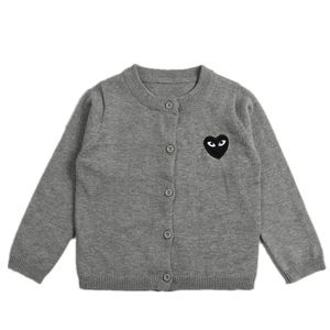 
Korean style ins for boys and girls, baby children, pure cotton red love knitted cardigan sweater, parent-child jacket, mother's year of birth