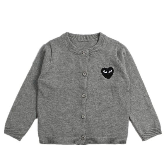 
Korean style ins for boys and girls, baby children, pure cotton red love knitted cardigan sweater, parent-child jacket, mother's year of birth