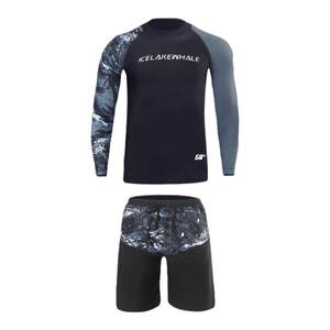 
Couple diving suit parent-child long sleeves trousers split slim fit sun protection surfing quick-drying children's swimming jellyfish suit