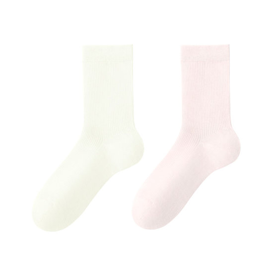 
Pure cotton socks women's summer thin 100% cotton mid-tube white anti-odor sweat-absorbent boneless stockings for postpartum period