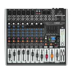 Behringer/behringer X1222usb Mixer Per Schede Audio Professionali Per Spettacoli Dal Vivo Su Larga Scala A 12 Vie