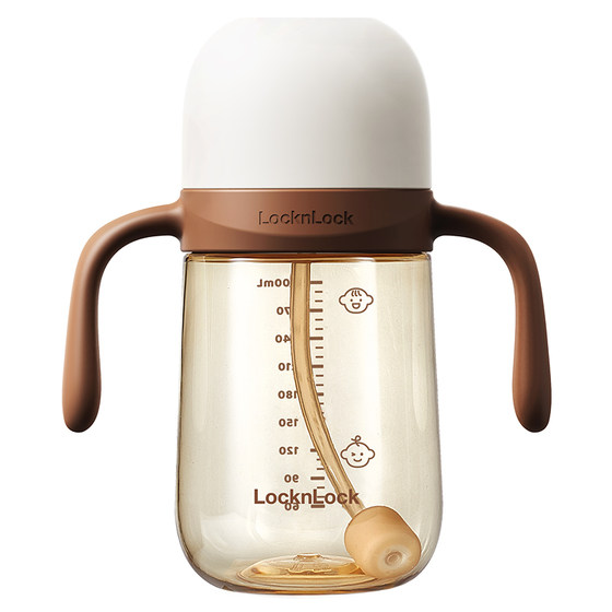 
LocknLock learning drinking cup baby sippy cup children over one year old water cup duckbill cup PPSU milk bottle