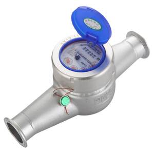 
Direct sales 304 stainless steel quick loading water meter clamp type horizontal rotor wet sanitary grade corrosion resistance acid and alkali resistance
