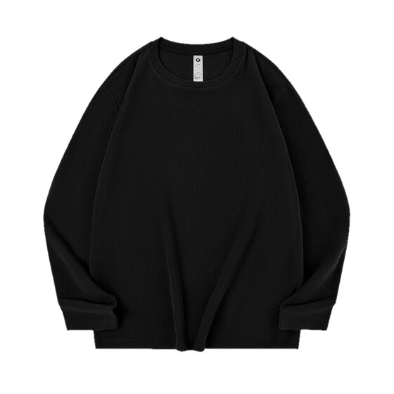 
Jordan daddy plus velvet long-sleeved T-shirt men's new winter velvet thermal underwear solid color all-match base shirt