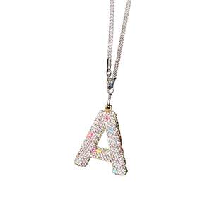 
Rhinestone English letters car pendants high-end sense car rearview mirror diamond pendant decoration car interior decoration women