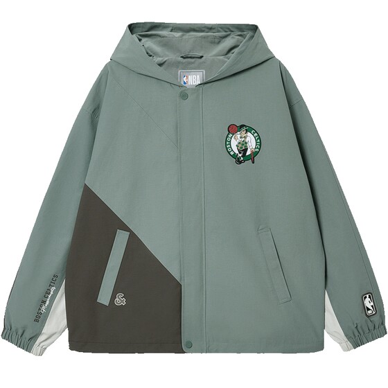 
[NBA Collaboration Celtics] Jack Jones Men's Spring Jacket with Loose Body Splicing
