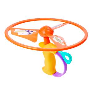 Mideer Yisulu Children Bamboo Dragonfly Ejection Flying Disc Rotating Gyro Bald Flying Plate Flying Nostalgic Toys